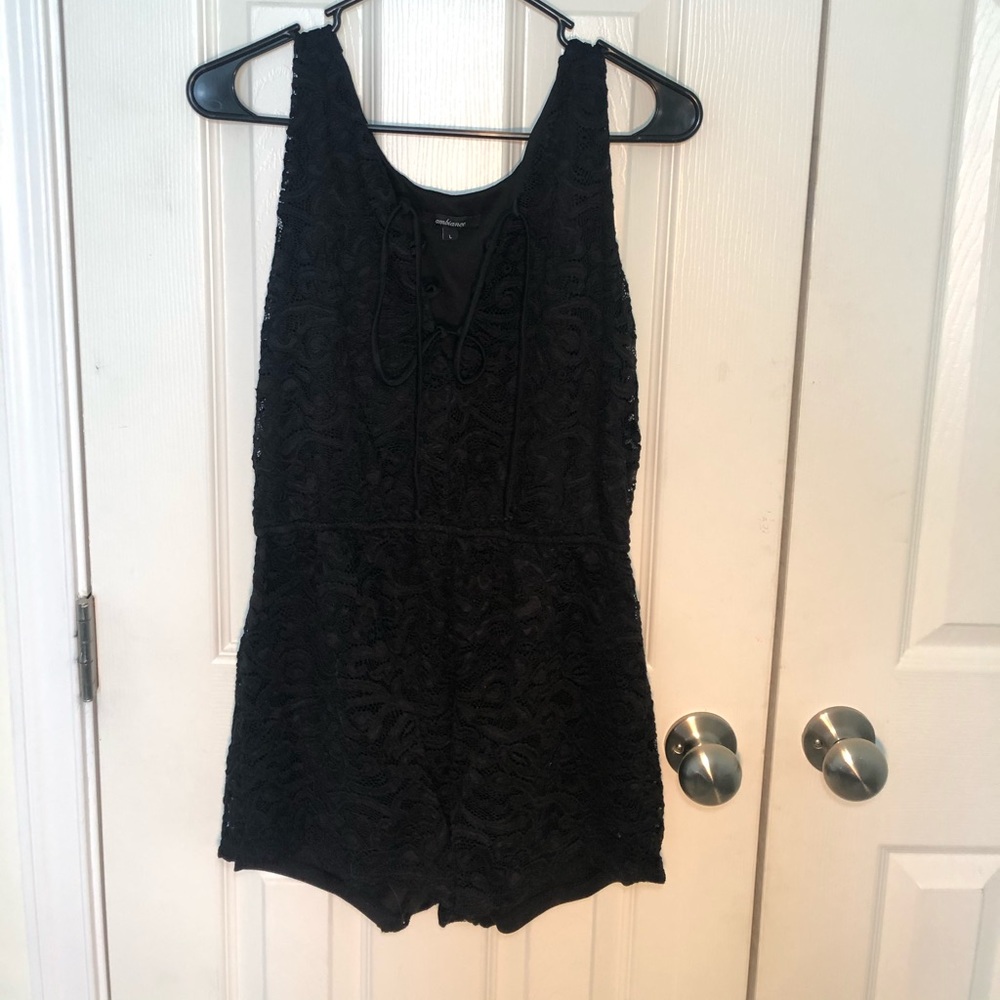 Lace Detail Romper